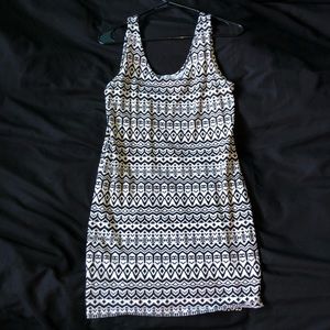 Charlotte Russe Aztec Print Tank Top Dress (XL)